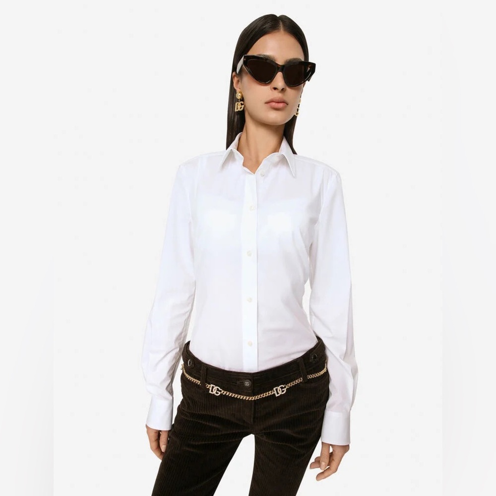 Dolce & Gabbana White Button Down